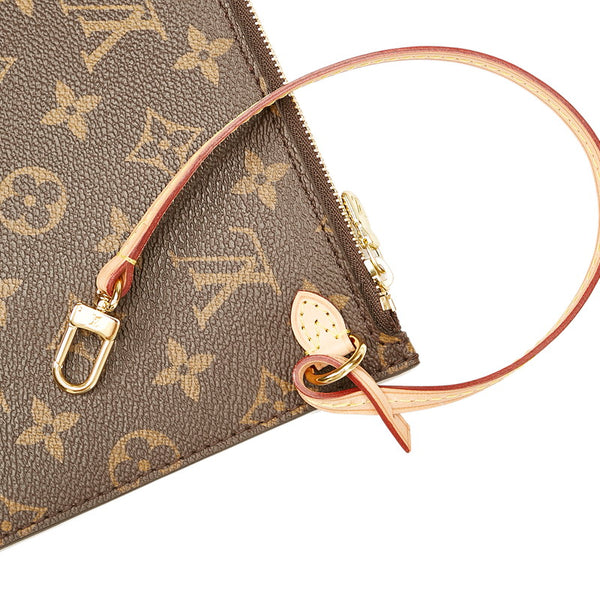 ルイ ヴィトン モノグラム ネヴァーフルMM M41178 ブラウン PVC レザー トートバッグ レディース LOUIS VUITTON 【中古】