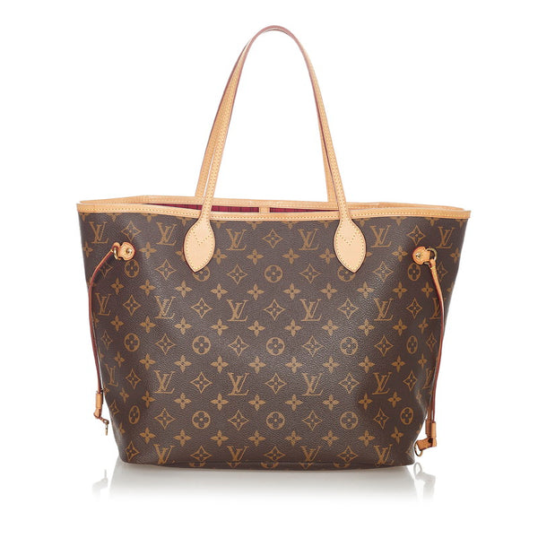 ルイ ヴィトン モノグラム ネヴァーフルMM M41178 ブラウン PVC レザー トートバッグ レディース LOUIS VUITTON 【中古】