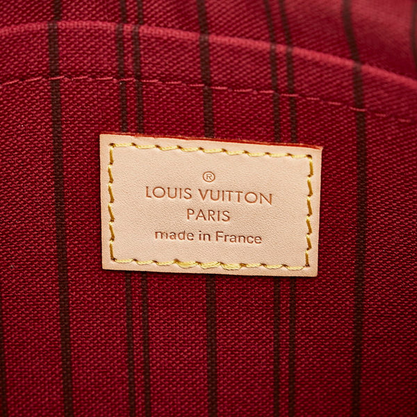ルイ ヴィトン モノグラム ネヴァーフルMM M41178 ブラウン PVC レザー トートバッグ レディース LOUIS VUITTON 【中古】