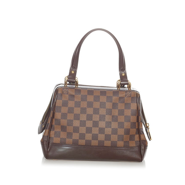 ルイ ヴィトン ダミエ ナイツブリッジPM N51201 ブラウン PVC レザー ハンドバッグ レディース LOUIS VUITTON 【中古】