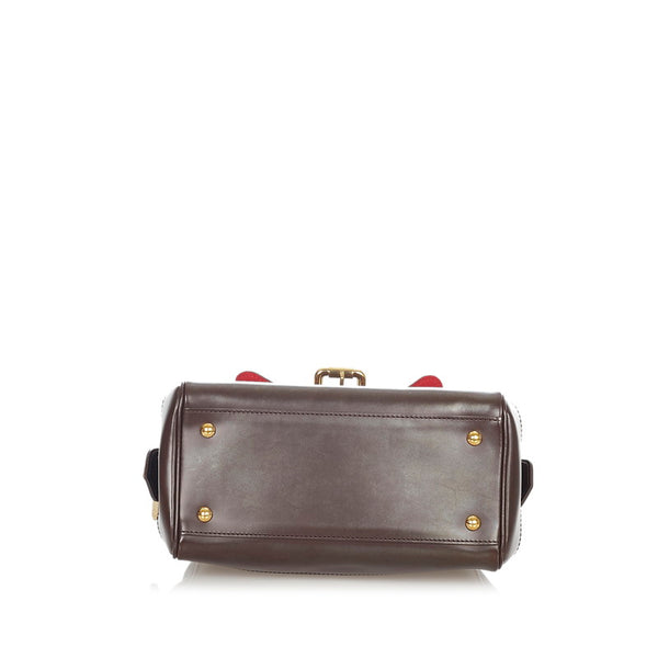 ルイ ヴィトン ダミエ ナイツブリッジPM N51201 ブラウン PVC レザー ハンドバッグ レディース LOUIS VUITTON 【中古】