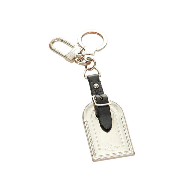 ルイ ヴィトン ポルトクレ トラベル キーリング キーホルダー M67141 シルバー メタル レディース LOUIS VUITTON 【中古】