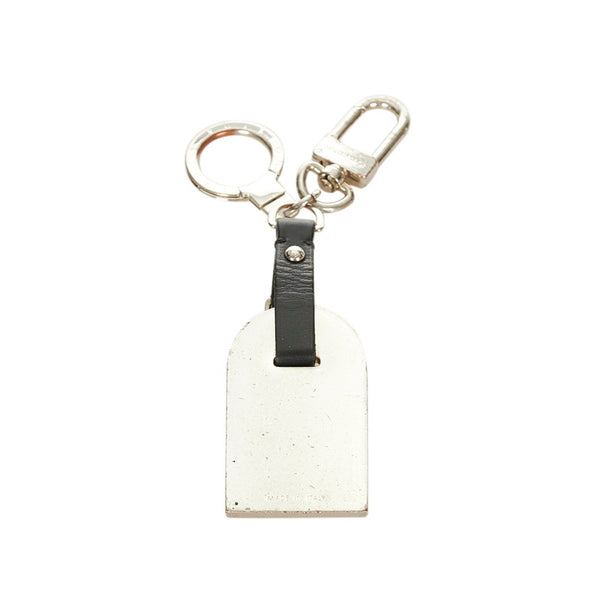 ルイ ヴィトン ポルトクレ トラベル キーリング キーホルダー M67141 シルバー メタル レディース LOUIS VUITTON 【中古】