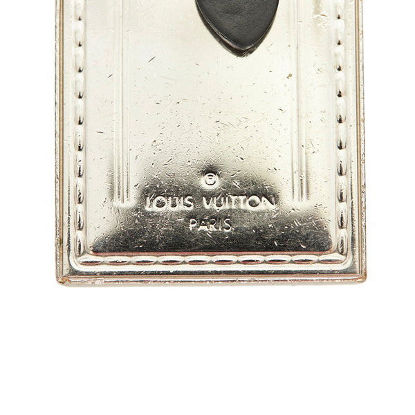 ルイ ヴィトン ポルトクレ トラベル キーリング キーホルダー M67141 シルバー メタル レディース LOUIS VUITTON 【中古】