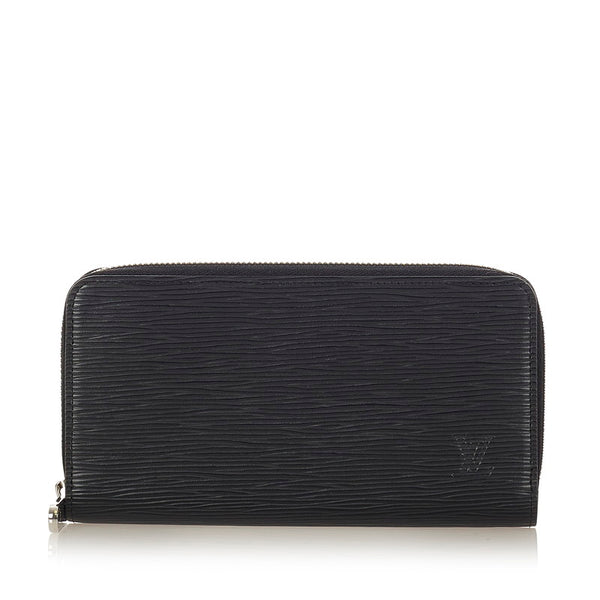 ルイ ヴィトン エピ ジッピーウォレット M61857 ブラック レザー ラウンドファスナー 長財布 メンズ LOUIS VUITTON 【中古】