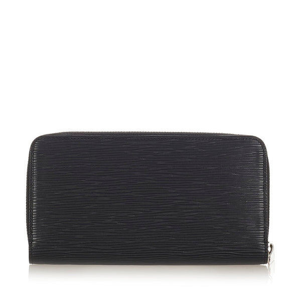 ルイ ヴィトン エピ ジッピーウォレット M61857 ブラック レザー ラウンドファスナー 長財布 メンズ LOUIS VUITTON 【中古】