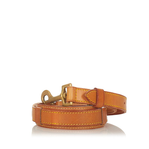 ルイ ヴィトン ベージュ レザー ショルダーストラップ レディース LOUIS VUITTON 【中古】