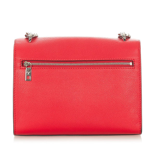 ルイ ヴィトン マイロックミーＢＢ M51419 レッド レザー ショルダーバッグ レディース LOUIS VUITTON 【中古】