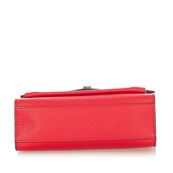 ルイ ヴィトン マイロックミーＢＢ M51419 レッド レザー ショルダーバッグ レディース LOUIS VUITTON 【中古】