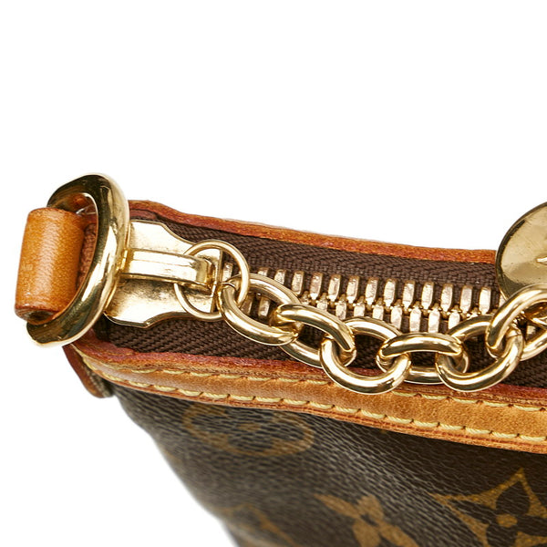 ルイ ヴィトン モノグラム パレルモPM M40145 ブラウン PVC レザー トートバッグ レディース LOUIS VUITTON 【中古】