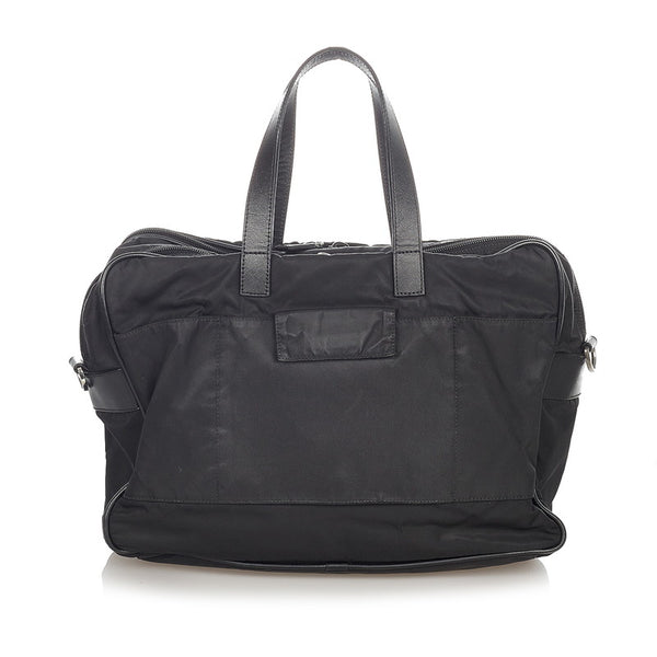 プラダ 2VE407 ブラック ナイロン レザー ブリーフケース メンズ PRADA 【中古】