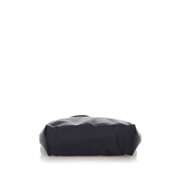 プラダ ポコノ ブラック ナイロン ハンドバッグ レディース PRADA 【中古】