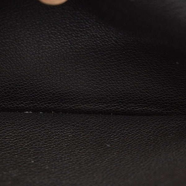 プラダ 2ML317 ブラック レザー ラウンドファスナー長財布 メンズ PRADA 【中古】