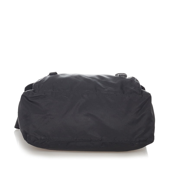 プラダ B6671 ブラック ナイロン レザー ショルダーバッグ レディース PRADA 【中古】