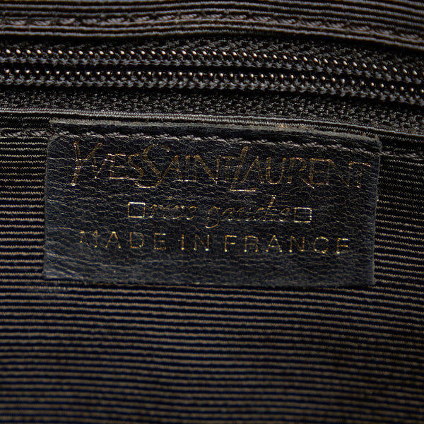 サンローラン スタッズ トートバッグ ブラック レザー レディース SAINT LAURENT 【中古】