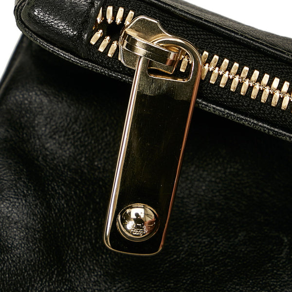 エンポリオ アルマーニ ハンドバッグ グレー ビニール レザー レディース Emporio Armani 【中古】