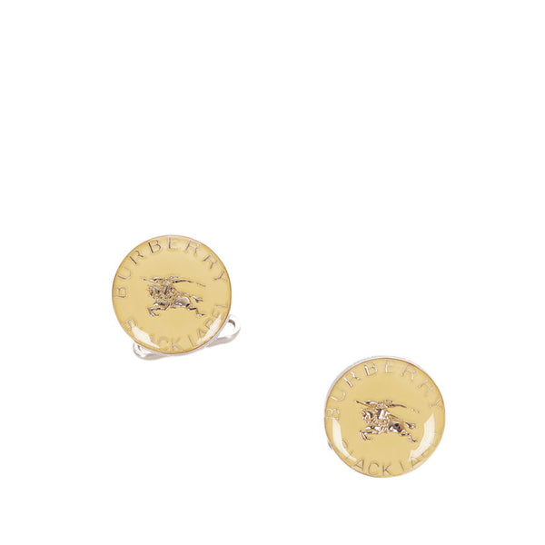 バーバリー ベージュ シルバー メタル カフス レディース BURBERRY 【中古】