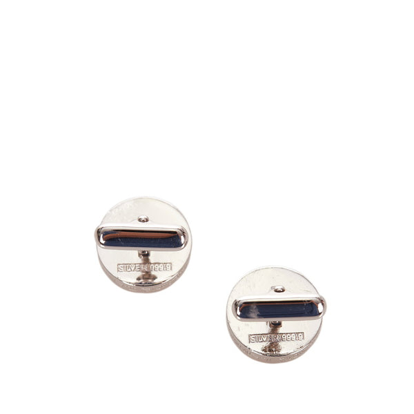 バーバリー ベージュ シルバー メタル カフス レディース BURBERRY 【中古】