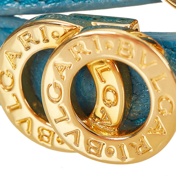 ブルガリ ブルー カーフ メタル ブルガリ ブルガリ ダブルコイルド バングル レディース BVLGARI 【中古】