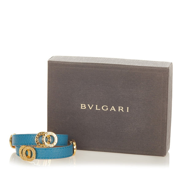 ブルガリ ブルー カーフ メタル ブルガリ ブルガリ ダブルコイルド バングル レディース BVLGARI 【中古】