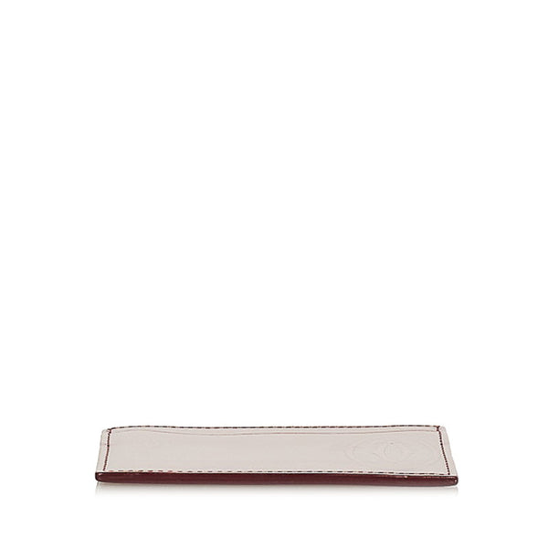 カルティエ ハッピーバースデー レッド エナメル カードケース レディース CARTIER 【中古】