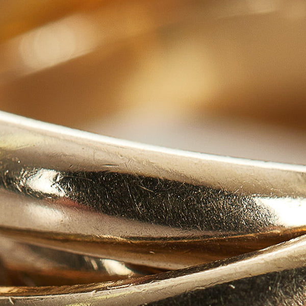 カルティエ K18YG イエローゴールド トリニティ リング 指輪 レディース CARTIER 11号 【中古】