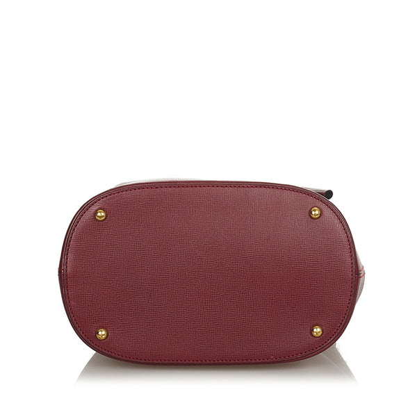 カルティエ マスト ボルドー レザー 斜め掛け ショルダーバッグ レディース CARTIER 【中古】