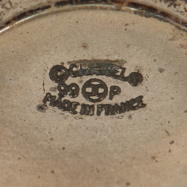 シャネル シルバー メタル 90年代ロゴ イヤリング レディース CHANEL 【中古】