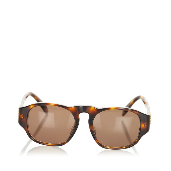 シャネル サングラス ブラウン ブラック プラスチック レディース CHANEL 【中古】