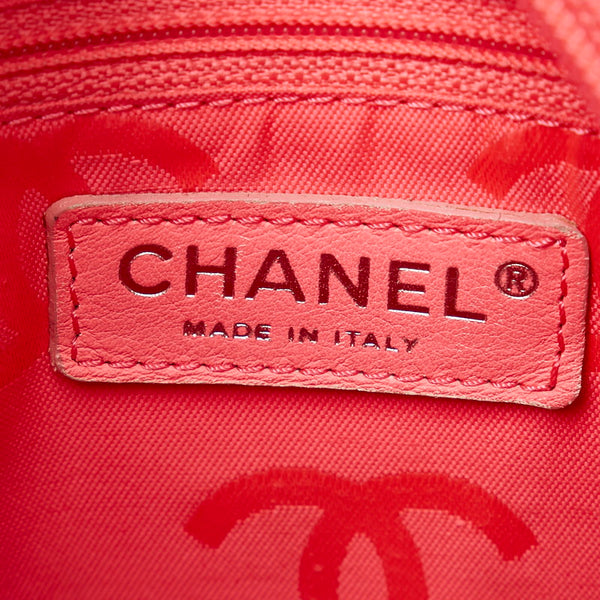 シャネル カンボンライン ブラック カーフ トートバッグ レディース CHANEL 【中古】