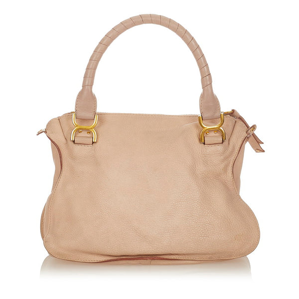クロエ マーシー S859161 ベージュ レザー ハンドバッグ ショルダーバッグ２WAY レディース Chloe 【中古】