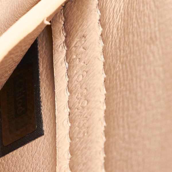 クロエ ドリュー ハート ダイヤ ブラック レザー ポーチ レディース Chloe 【中古】