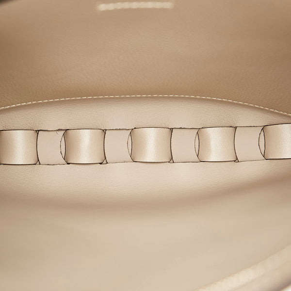 クロエ 03203765-9 ベージュ レザー 肩掛け ショルダーバッグ レディース Chloe 【中古】