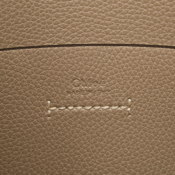 クロエ 03203765-9 ベージュ レザー 肩掛け ショルダーバッグ レディース Chloe 【中古】