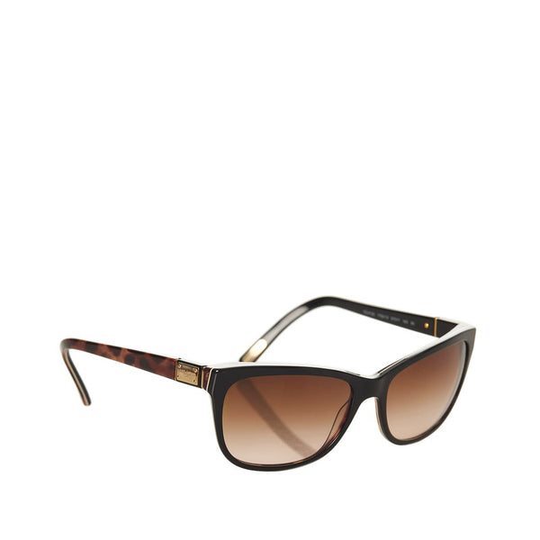 ドルチェアンドガッバーナ サングラス DG4123 ブラック ブラウン プラスチック レディース DOLCE&GABBANA 【中古】