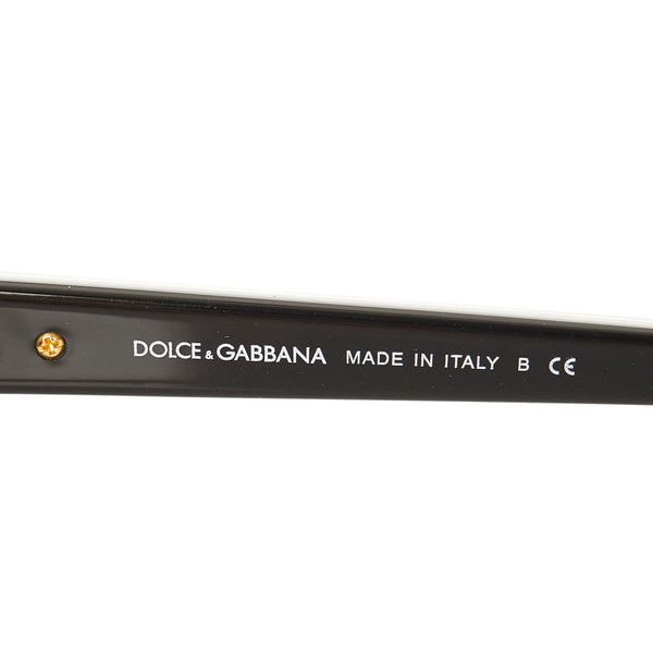 ドルチェアンドガッバーナ サングラス DG4123 ブラック ブラウン プラスチック レディース DOLCE&GABBANA 【中古】