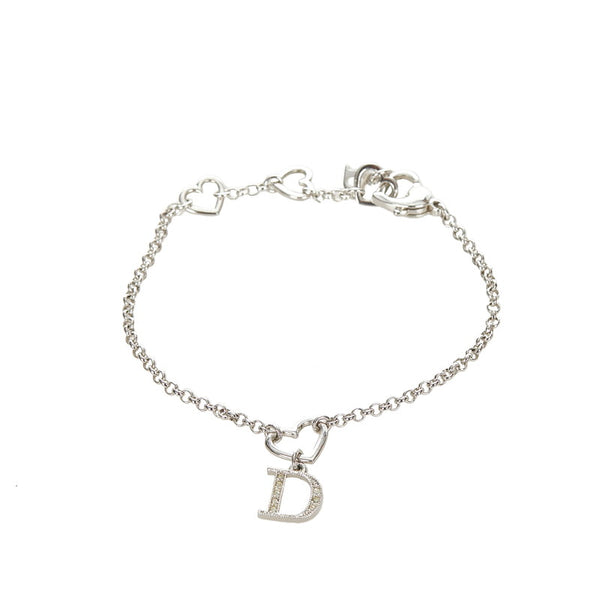 クリスチャンディオール シルバー メタル ブレスレット レディース Christian Dior 【中古】