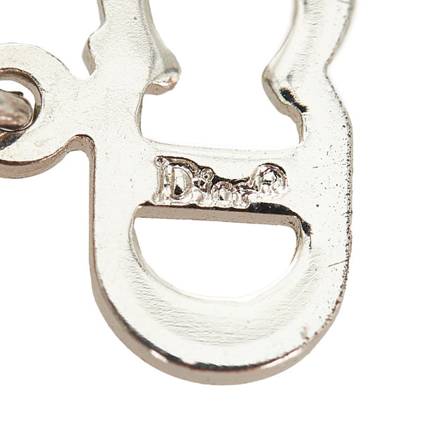 クリスチャンディオール シルバー メタル ネックレス レディース Christian Dior 【中古】