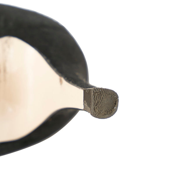 サルヴァトーレフェラガモ ブラック スウェード レザー ロングブーツ レディース Salvatore Ferragamo 【中古】