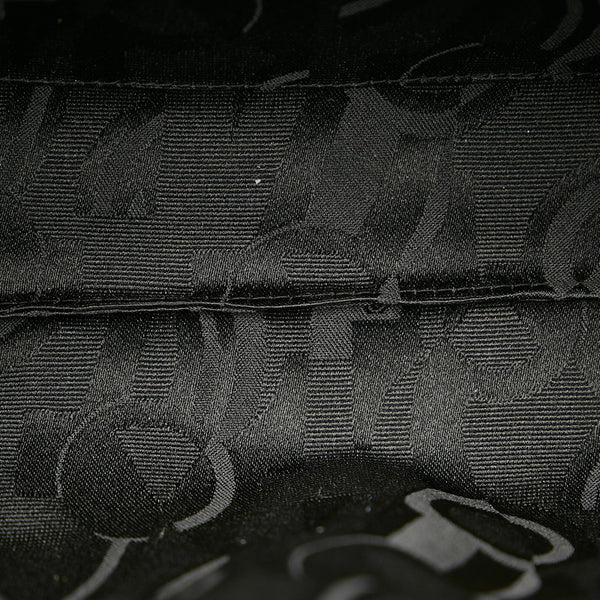 サルヴァトーレフェラガモ ヴァラ 型押し D210588 ネイビー レザー 斜め掛け ショルダーバッグ レディース Salvatore Ferragamo 【中古】