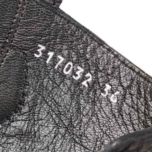 グッチ ロング 317032 ブラック レザー ブーツ レディース GUCCI 【中古】