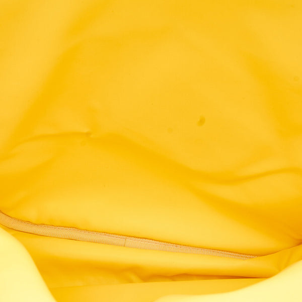 グッチ ブラインドフォーラブ リュック バックパック 536724  イエロー ブルー グレー ナイロン キャンバス レディース GUCCI 【中古】