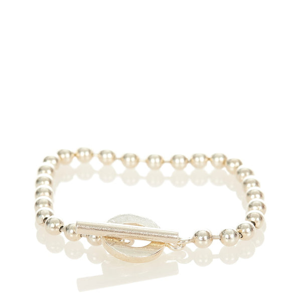 グッチ 602707 SV925 シルバー ボールチェーン ブレスレット レディース GUCCI 【中古】