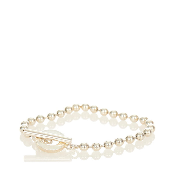 グッチ 602707 SV925 シルバー ボールチェーン ブレスレット レディース GUCCI 【中古】