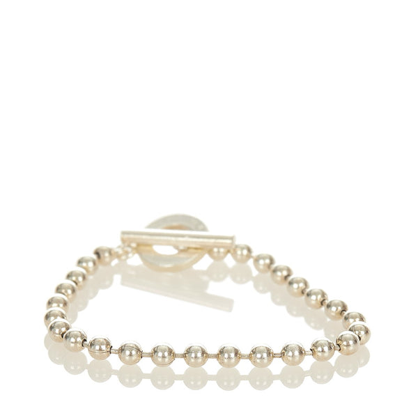 グッチ 602707 SV925 シルバー ボールチェーン ブレスレット レディース GUCCI 【中古】