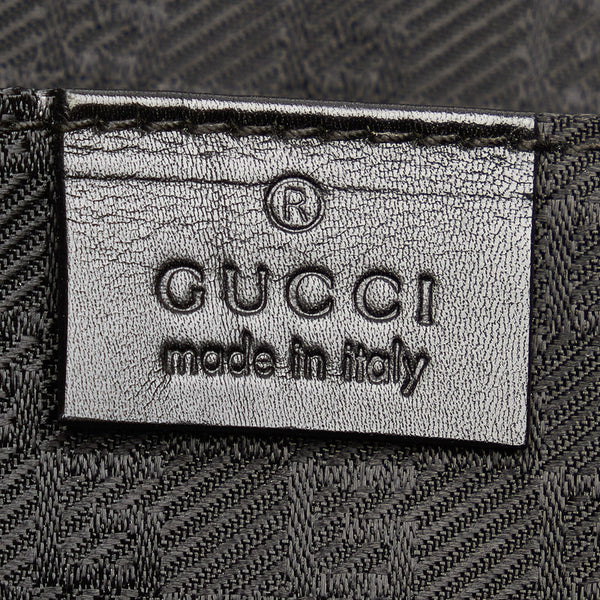 グッチ 03090 ブラック ナイロン クラッチバッグ メンズ GUCCI 【中古】