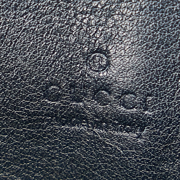 グッチ マイクロＧＧ 256810 0416 ネイビー レザー コインケース メンズ GUCCI 【中古】