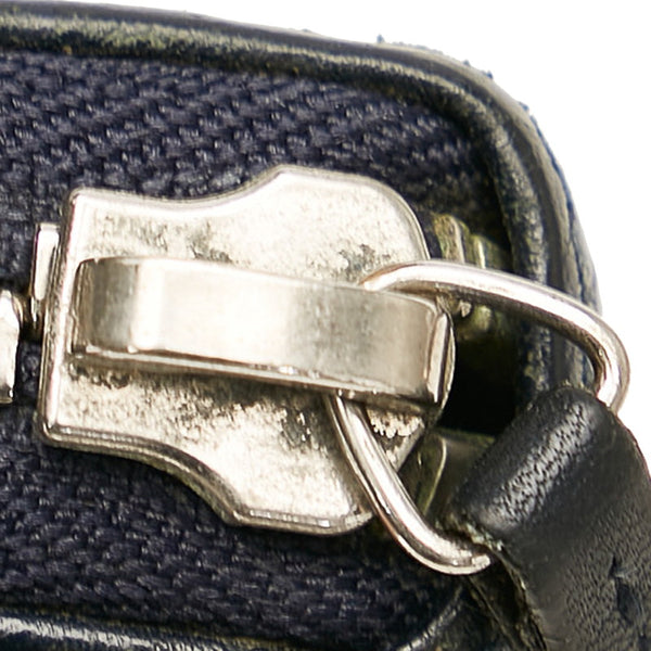 グッチ マイクロＧＧ 256810 0416 ネイビー レザー コインケース メンズ GUCCI 【中古】