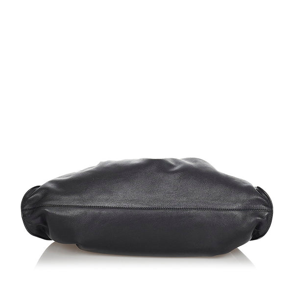 グッチ ハンドバッグ 76554 ブラック レザー レディース GUCCI 【中古】