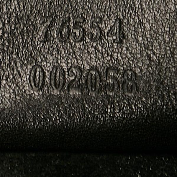 グッチ ハンドバッグ 76554 ブラック レザー レディース GUCCI 【中古】